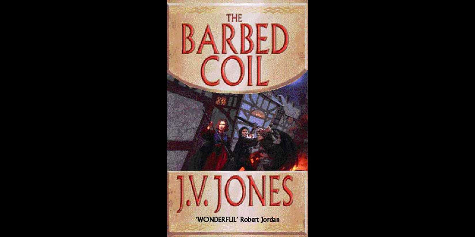 Cover of 'The Barbed Coil' by J.V. Jones