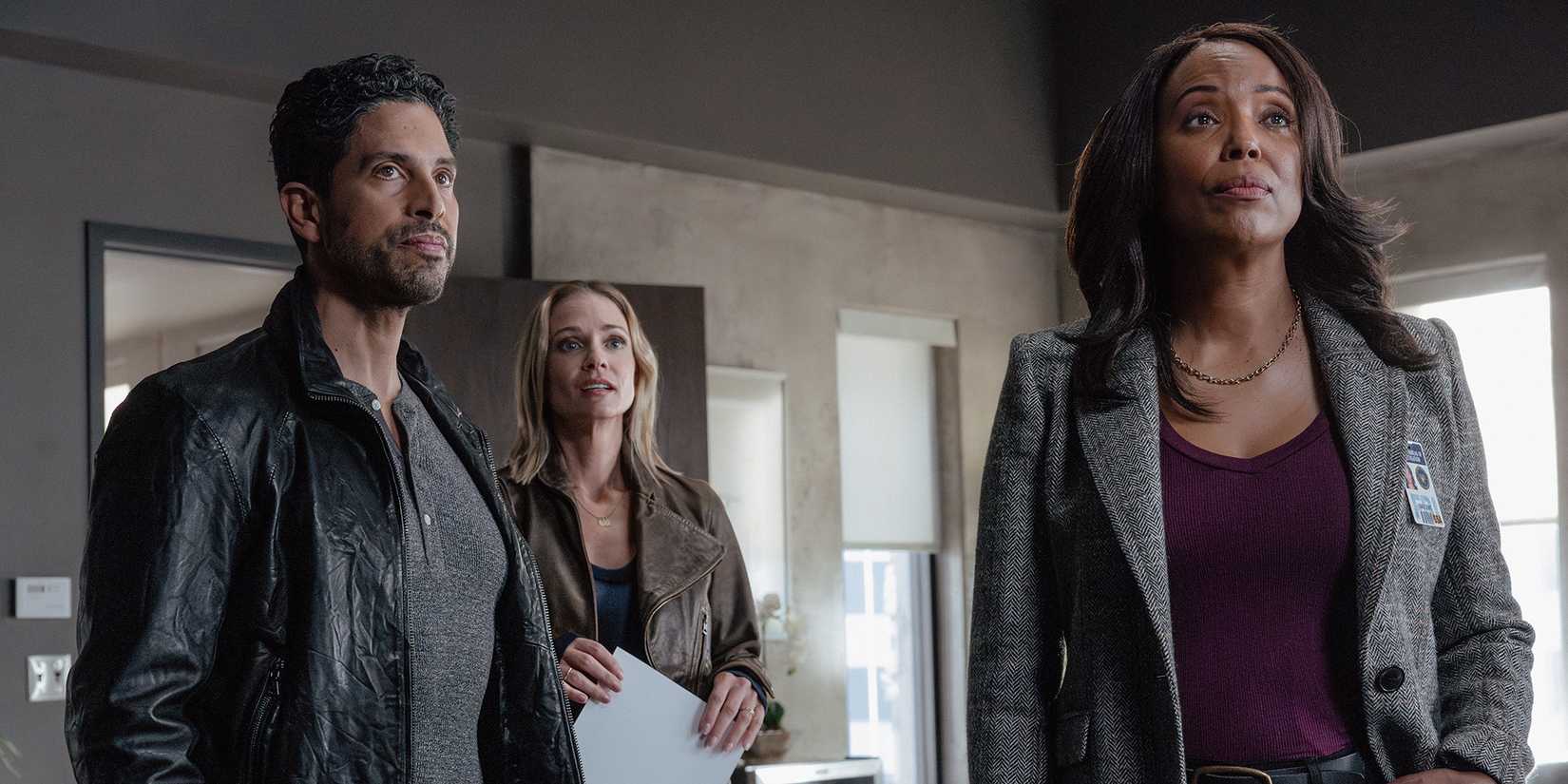 Adam Rodriguez, A.J. Cook, and Aisha Tyler in Criminal Minds Season 4, Episode 4