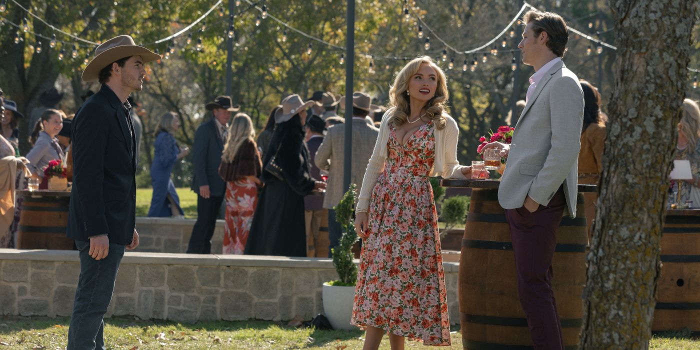 Finn Little and Natalie Alyn Lind in Dutton Ranch Episode 7