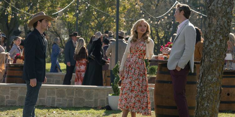 Finn Little and Natalie Alyn Lind in Dutton Ranch Episode 7