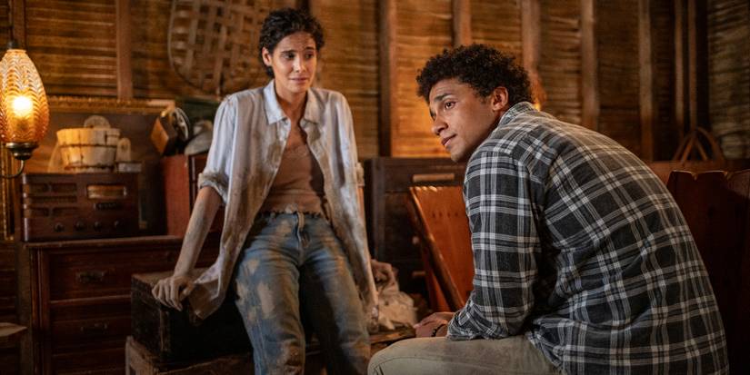 Pegah Ghafoori and Corteon Moore in From Season 4 Episode 6