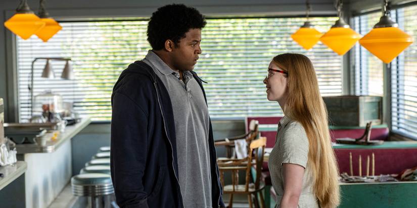Nathan D. Simmons and Julia Doyle in the From Season 4 finale