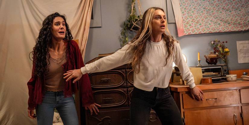 Pegah Ghafoori and Kaelen Ohm in the From Season 4 finale