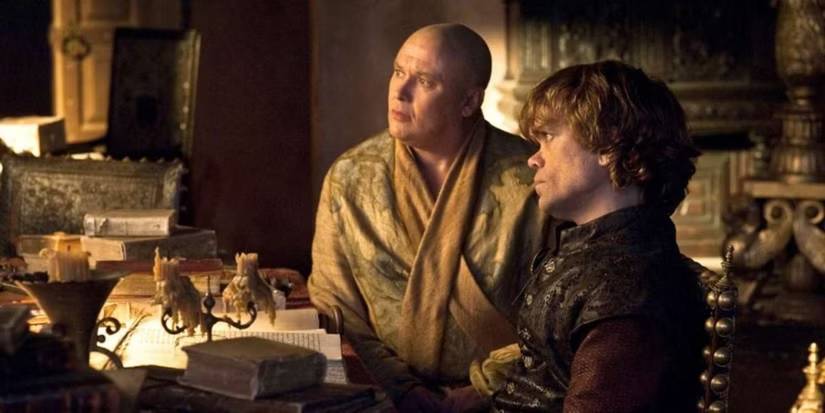 Varys and Tyrion Lannister in 'Game of Thrones'