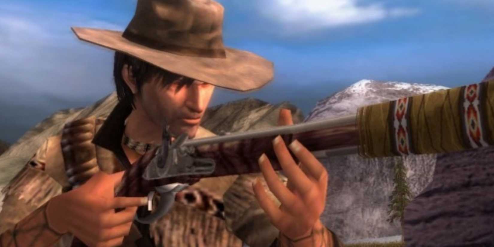 Colton "Cole" White holds his rifle in 'Gun' (2005)