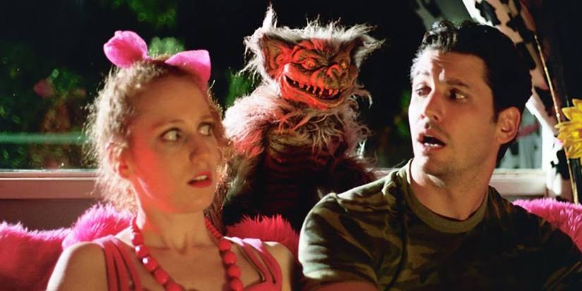 Amy (played by Paige Sullivan) and her friend Nick (Billy Frank) in Hobgoblins
