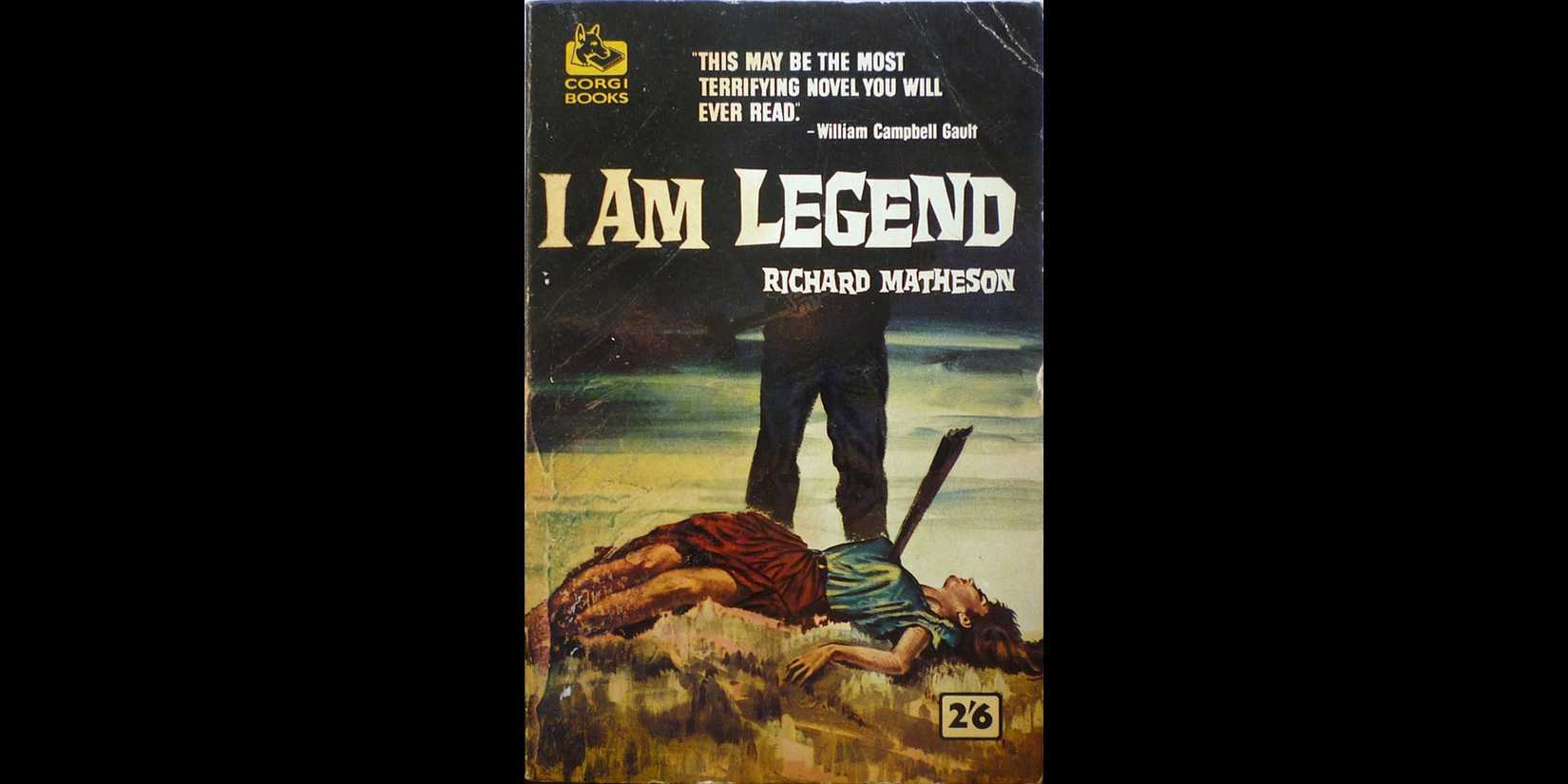 The cover for 'I Am Legend' by Richard Matheson