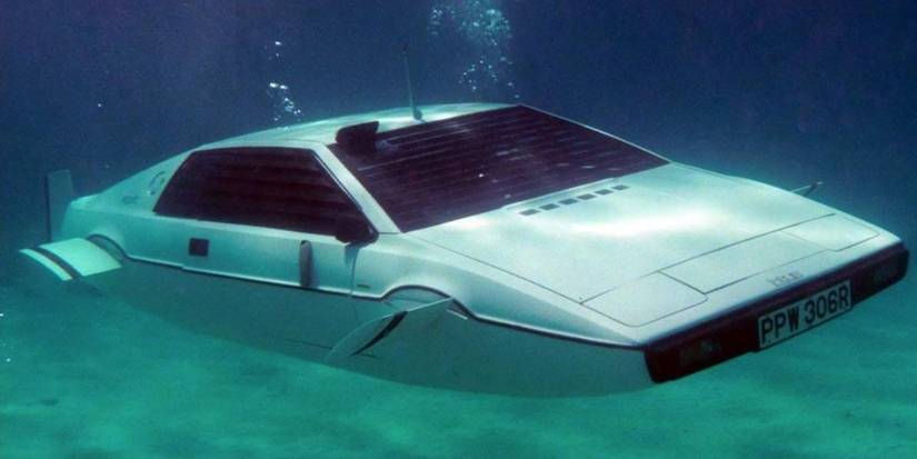 A Lotus Esprit car modified as a submarine in The Spy Who Loved Me