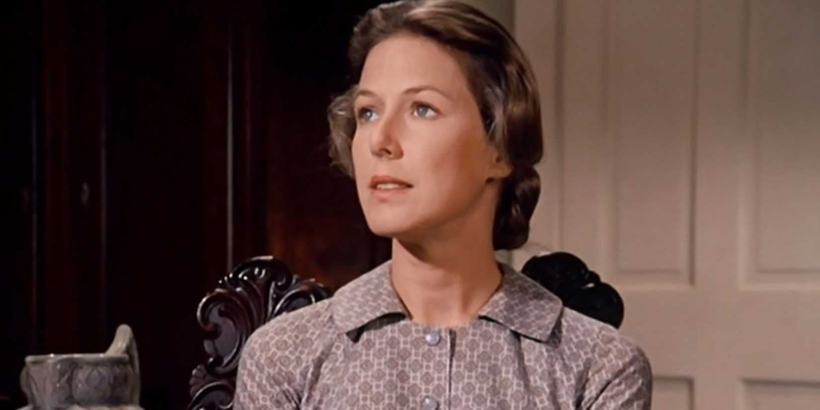 Karen Grassle as Caroline Ingalls in the 'Little House on the Prairie' episode "School Mom"