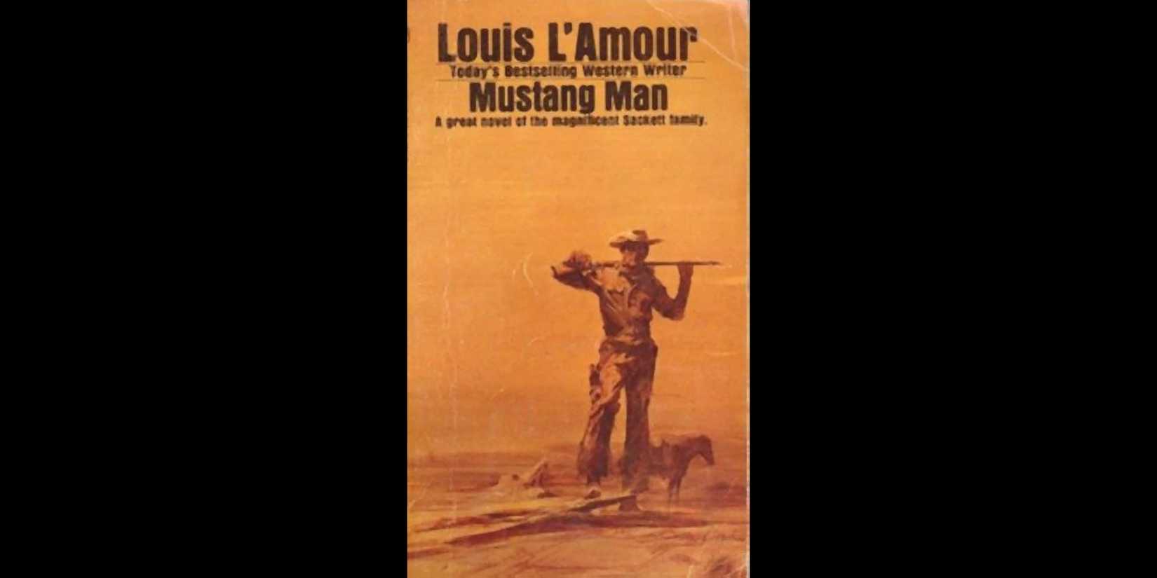 The cover of 'Mustang Man' by Louis L'Amour