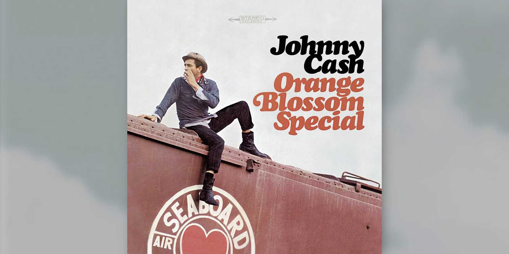 The album cover for 'Orange Blossom Special' by Johnny Cash