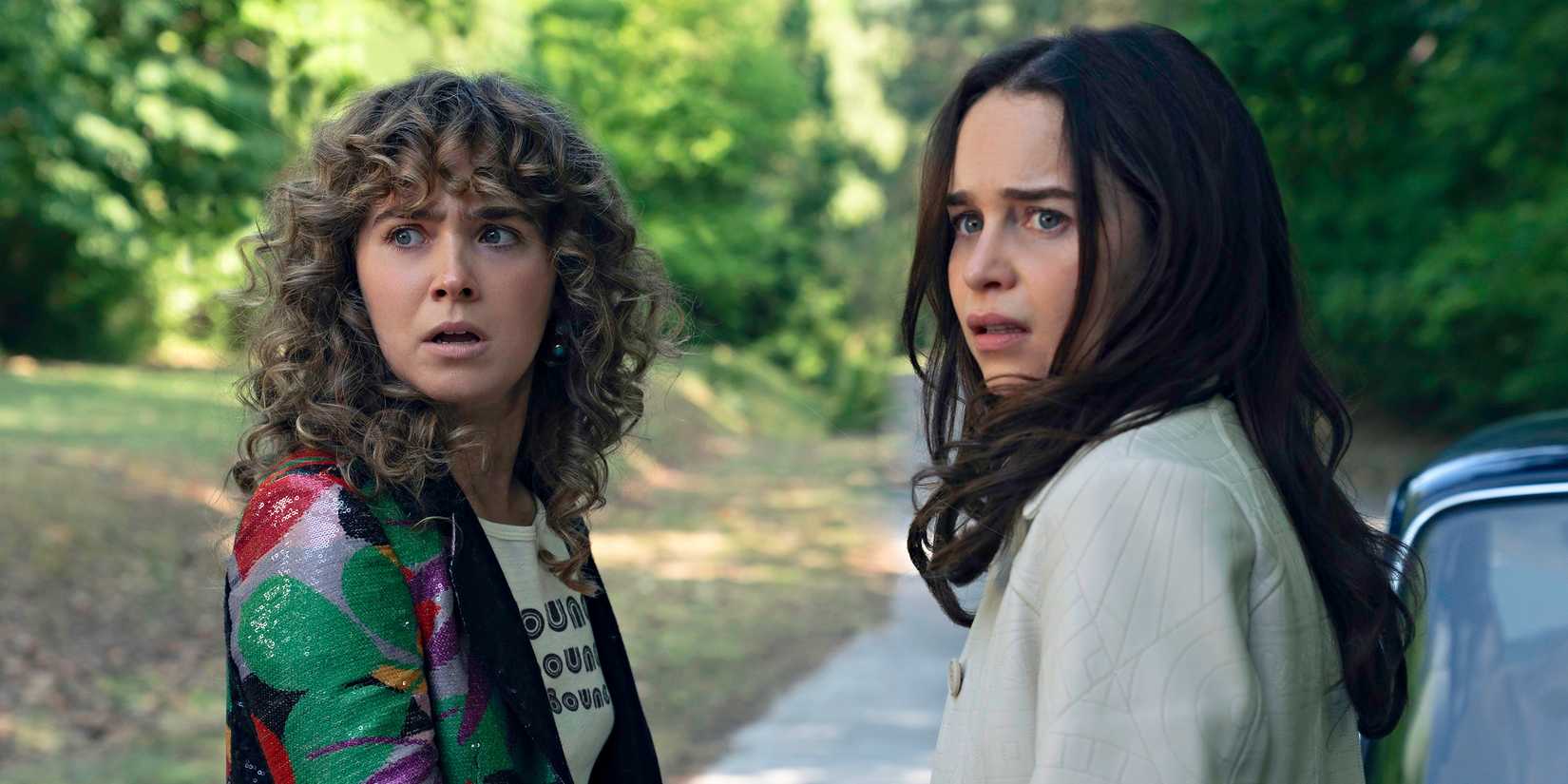 Emilia Clarke and Haley Lu Richardson in Ponies