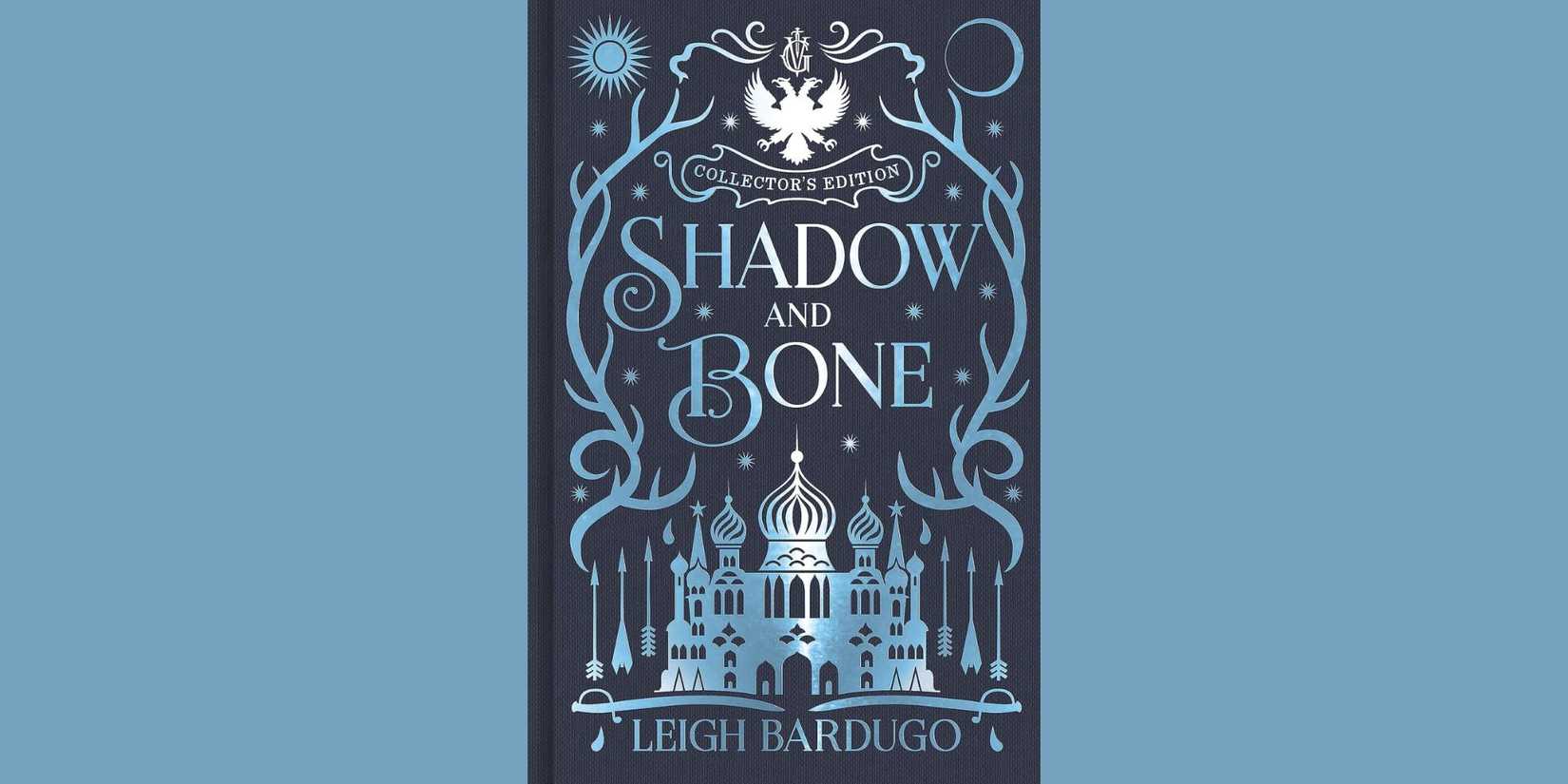 The front cover of 'Shadow and Bone' by Leigh Bardugo