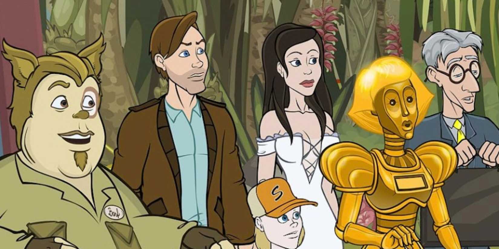 The cast of 'Spaceballs: The Animated Series.'