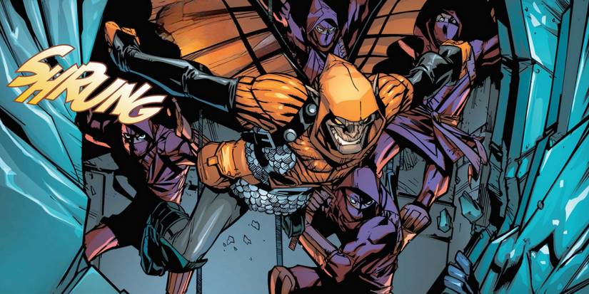 Spider-Man villains the Hobgoblin and the Hand in The Amazing Spider-Man comic.
