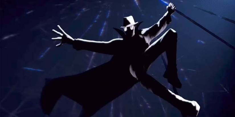 Spider-Noir (Nicolas Cage) making his introduction in 'Spider-Man: Into the Spider-Verse'