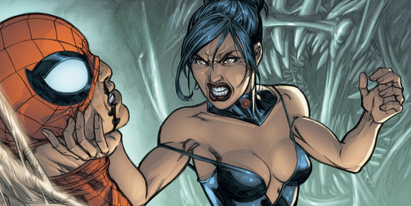 Spider-Man villain Ana Soria, a.k.a. the Queen, in Spectacular Spider-Man. 