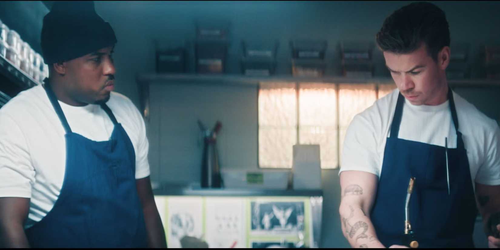 Marcus (Lionel Boyce) and Luca (Will Poulter) in 'The Bear' Season 5.