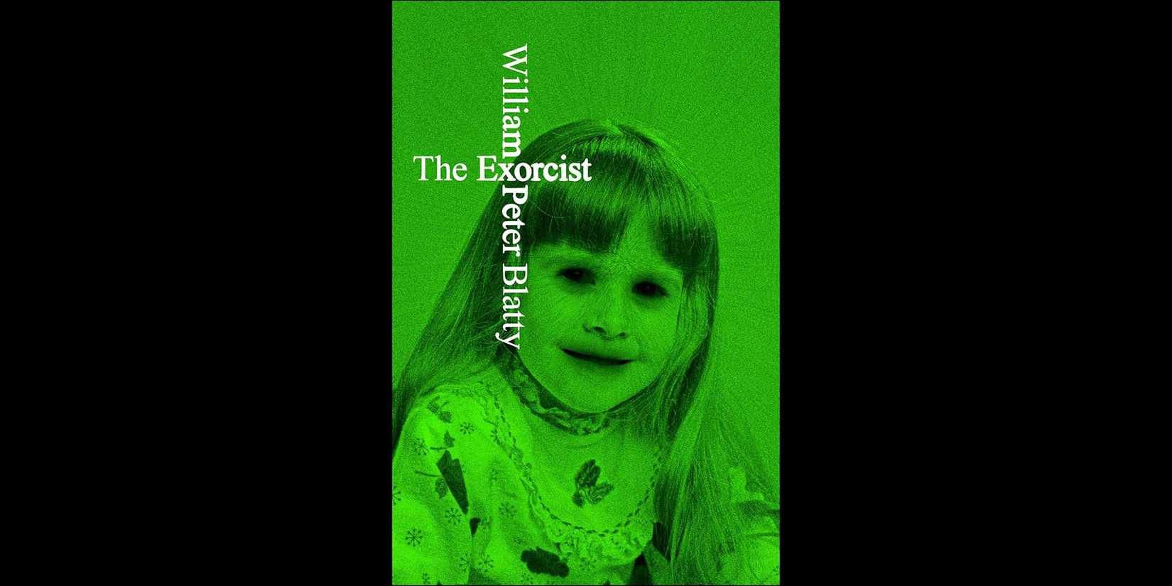 The book cover for 'The Exorcist' by William Peter Blatty