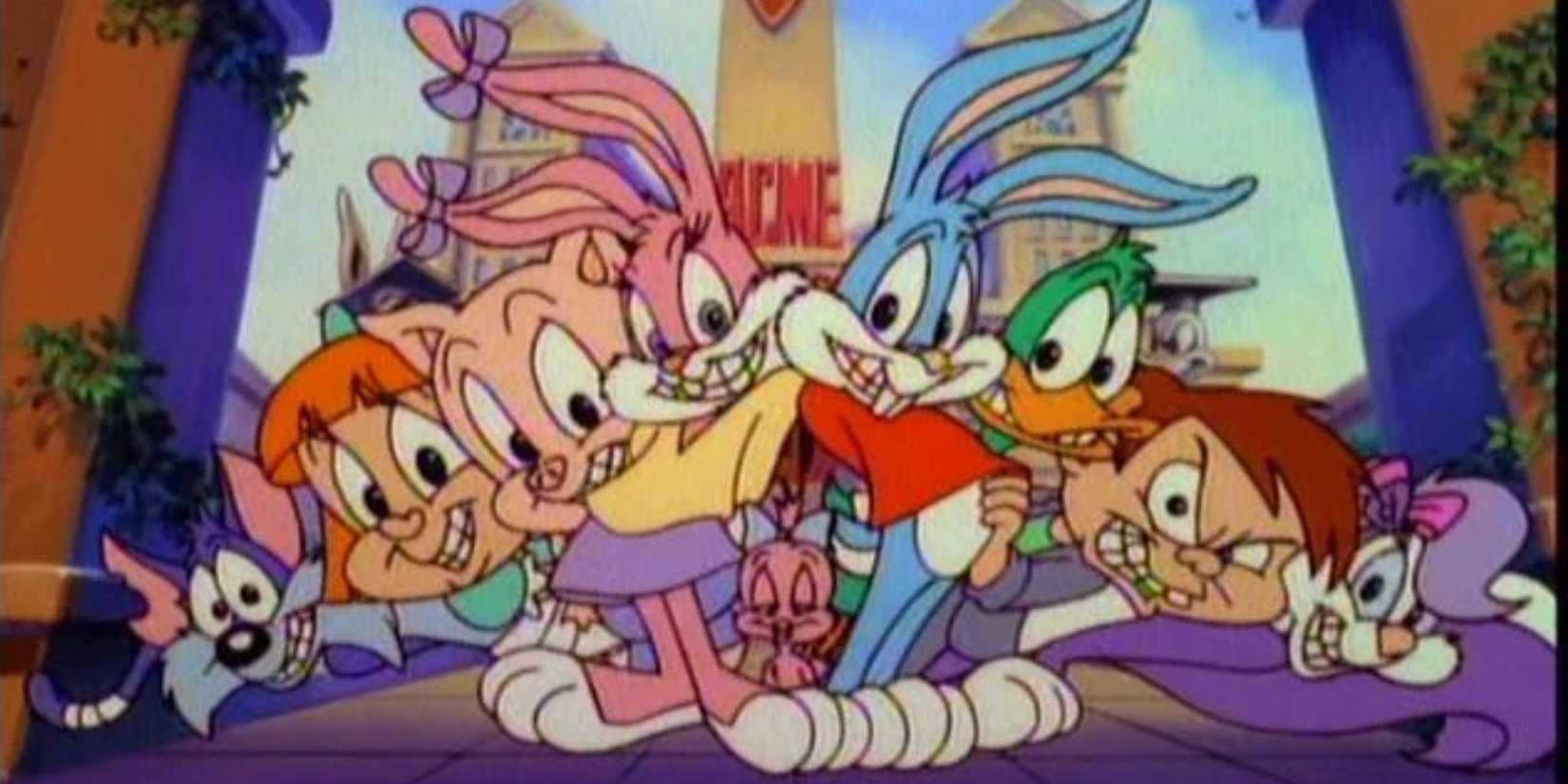 The intro for 'Tiny Toon Adventures.'