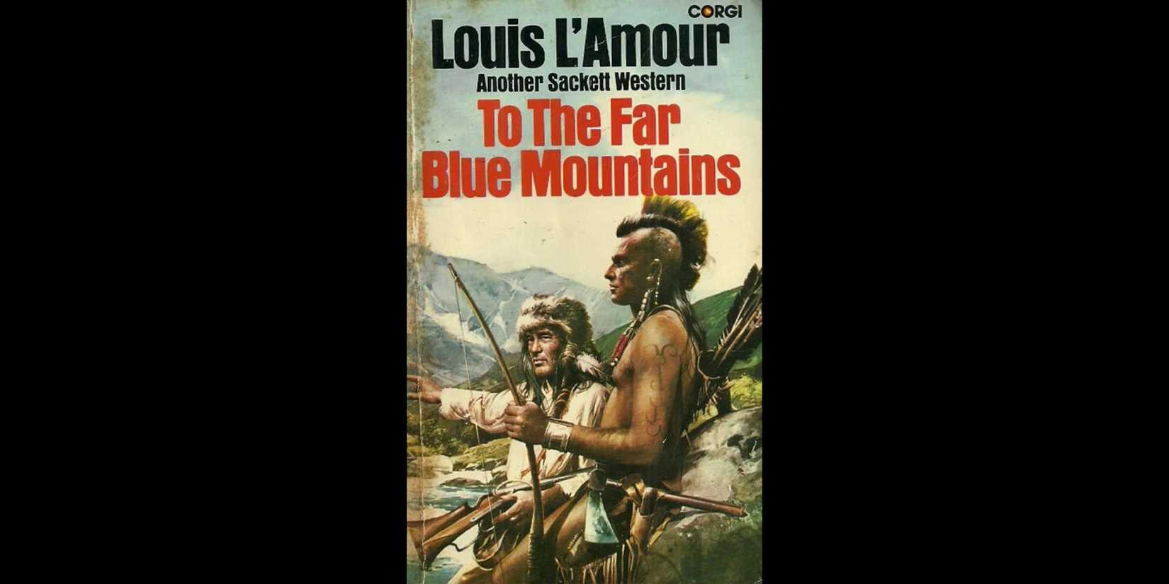 The cover for ‘To the Far Blue Mountains’ by Louis L'Amour