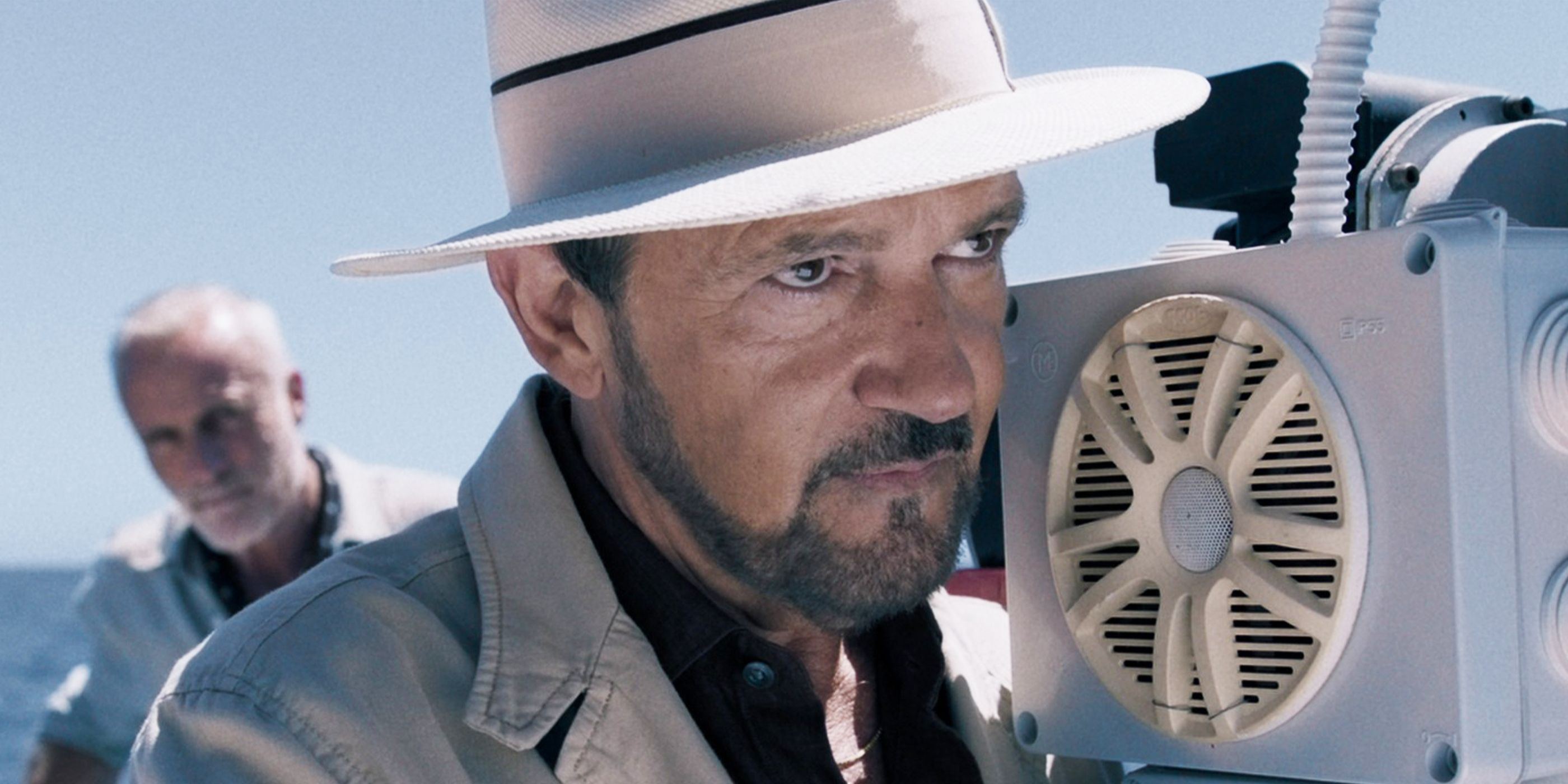 Antonio Banderas’ New Shark-Infested Crime Thriller Movie Officially Releases New Look [Exclusive] image
