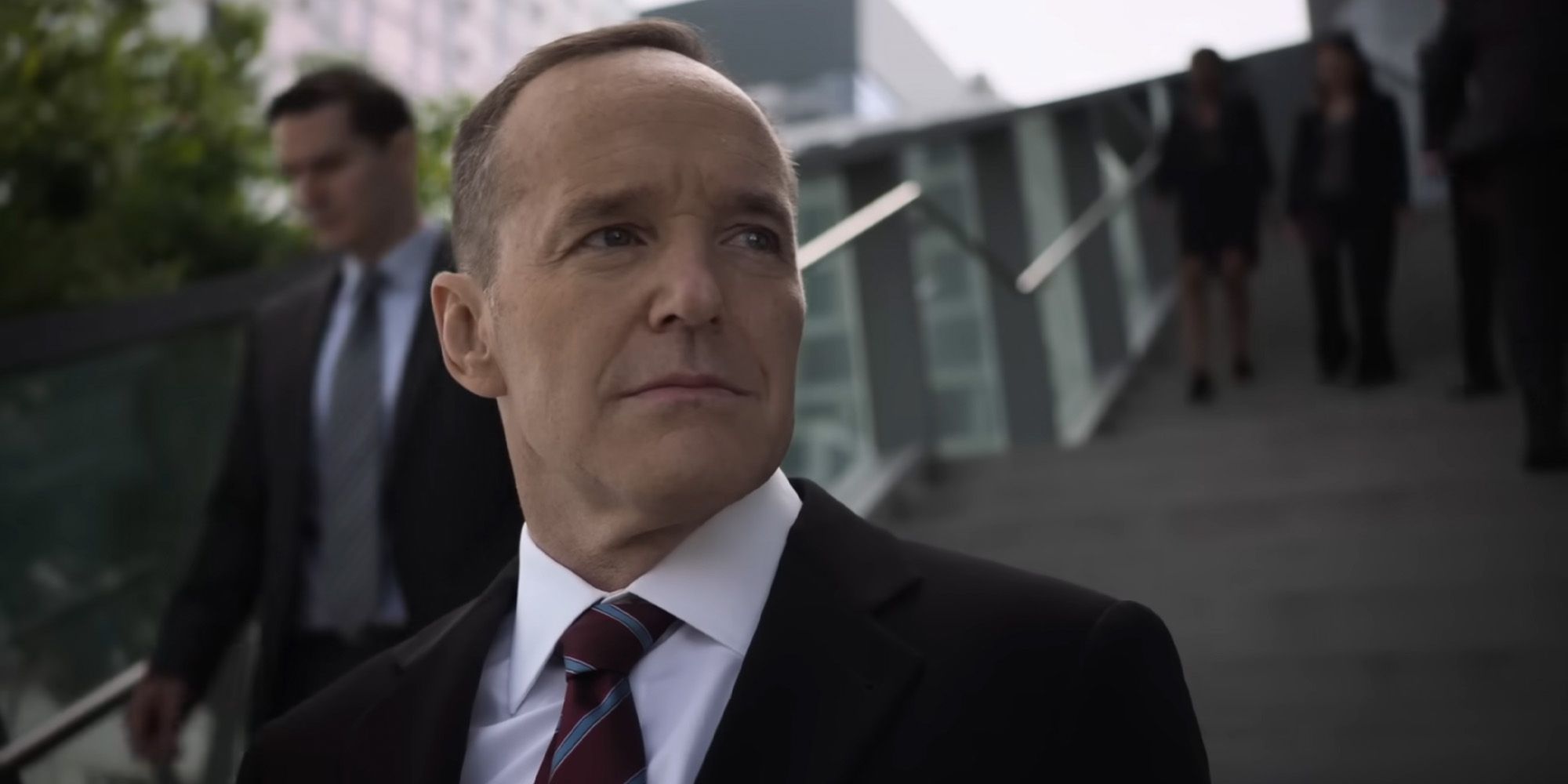 The LMD Phil Coulson (Clark Gregg) in the 'Agents of S.H.I.E.L.D.' series finale "What We're Fighting For"