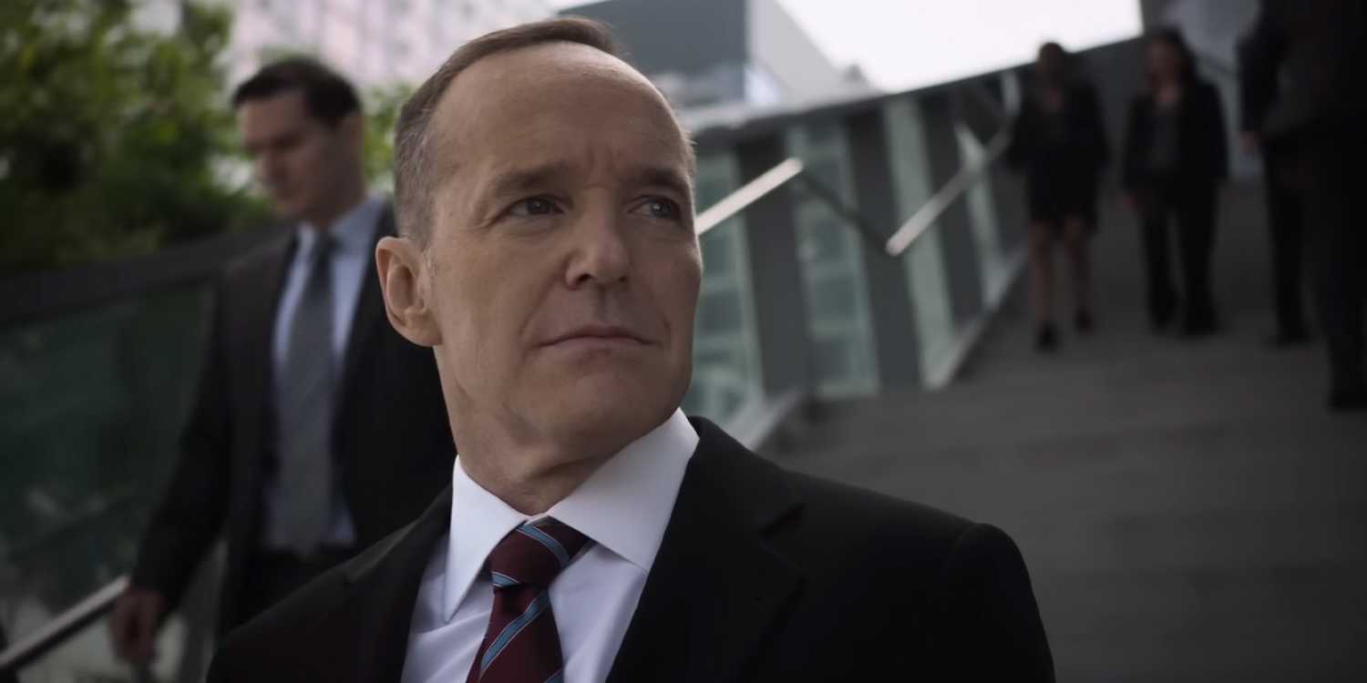 The LMD Phil Coulson (Clark Gregg) in the 'Agents of S.H.I.E.L.D.' series finale "What We're Fighting For"