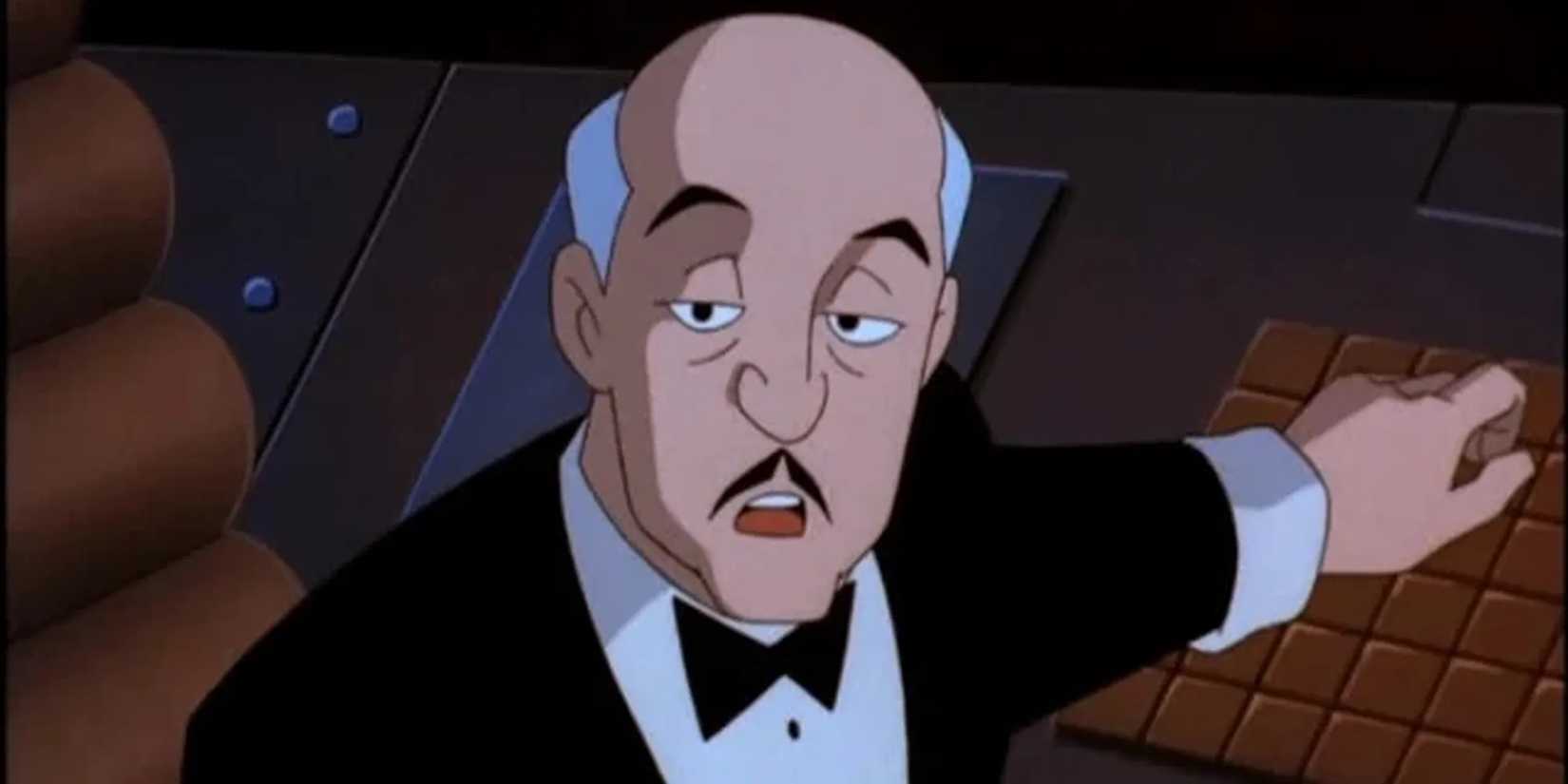 Alfred Pennyworth at the Bat Computer