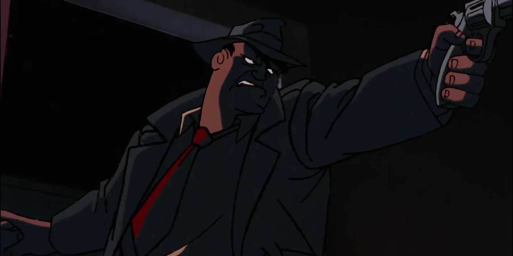 Harvey Bullock enters a room gun first