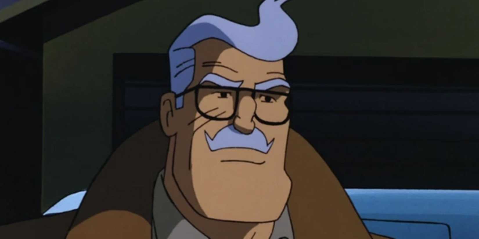 James Gordon looks serious