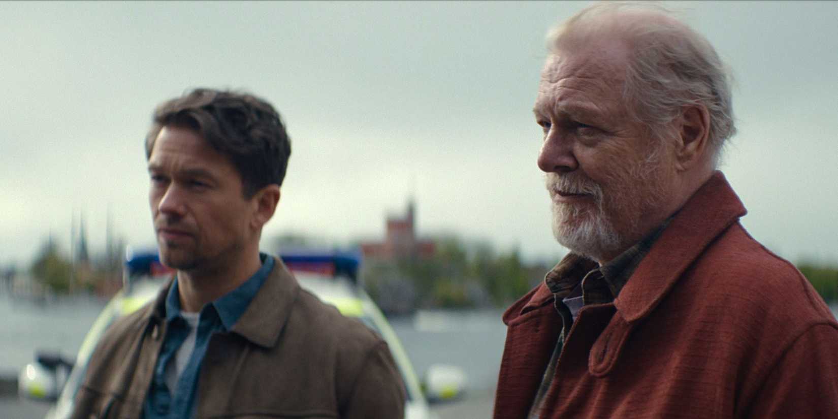 Jakob Oftebro as Thomas Berg and Peter Andersson as Alfred Berg in 'Blood Sacrifice'