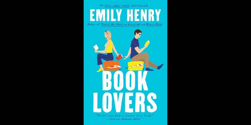 Book cover for Emily Henry's 'Book Lovers'