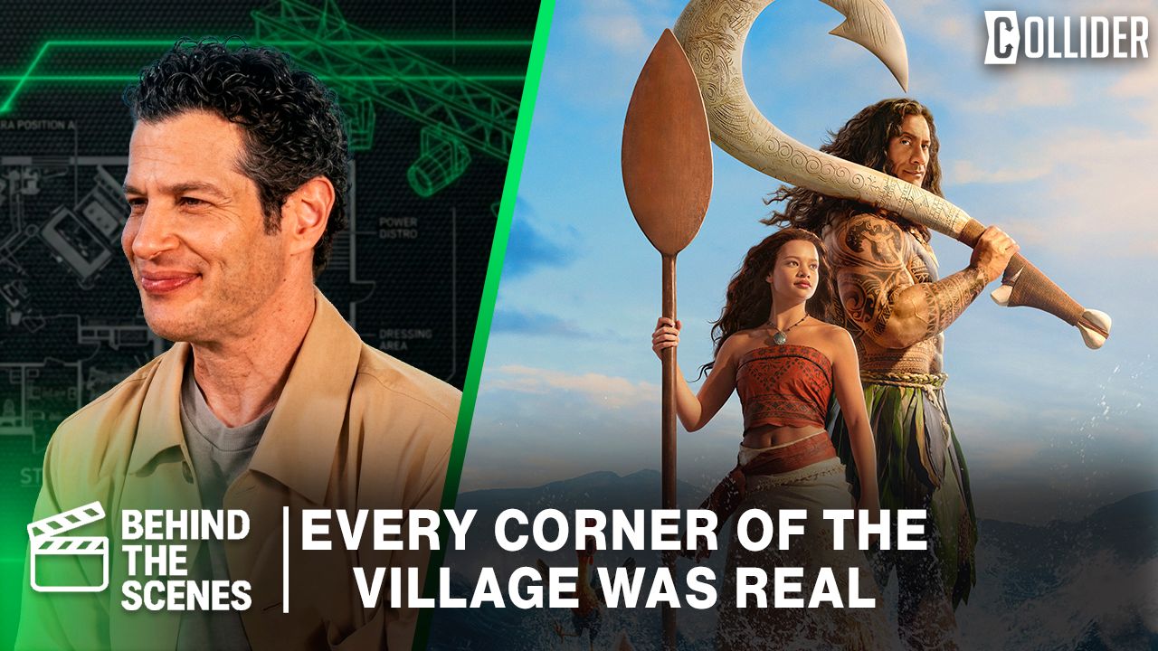 Moana Built Real Waterfalls Across an Acre of Sets | Collider BTS image