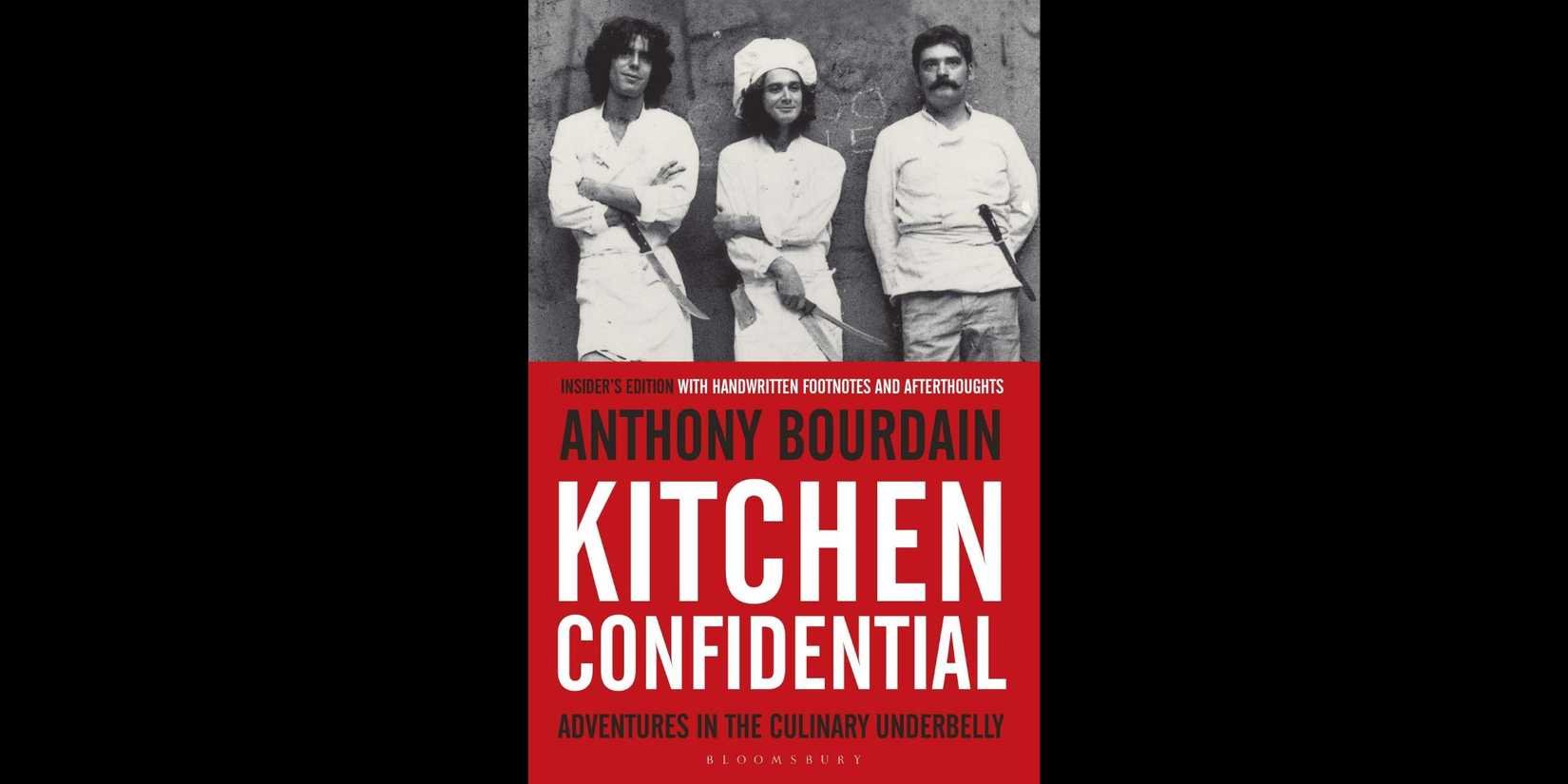 Cover of 'Kitchen Confidential' by Anthony Bourdain