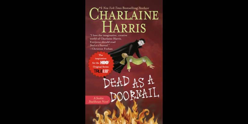 Dead as a Doornail by Charlaine Harris book cover.