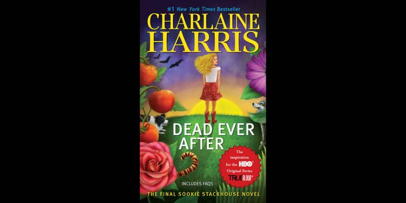 Dead Ever After by Charlaine Harris book cover. 