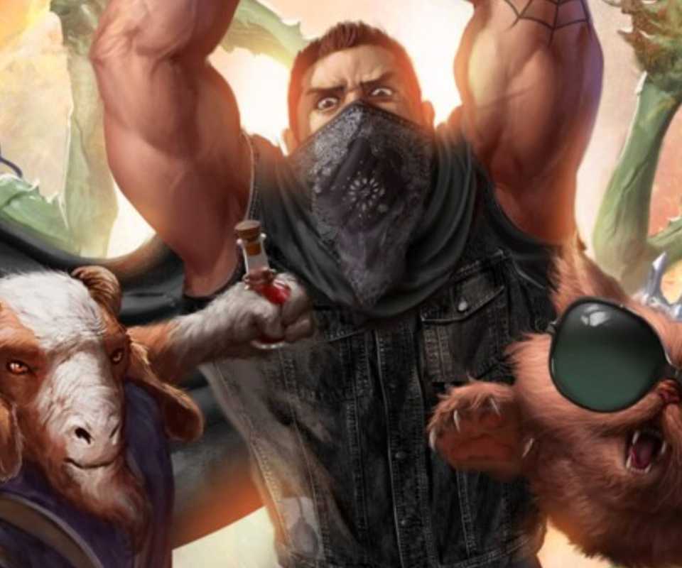 Dungeon Crawler Carl on the cover of The Butcher's Masquerade