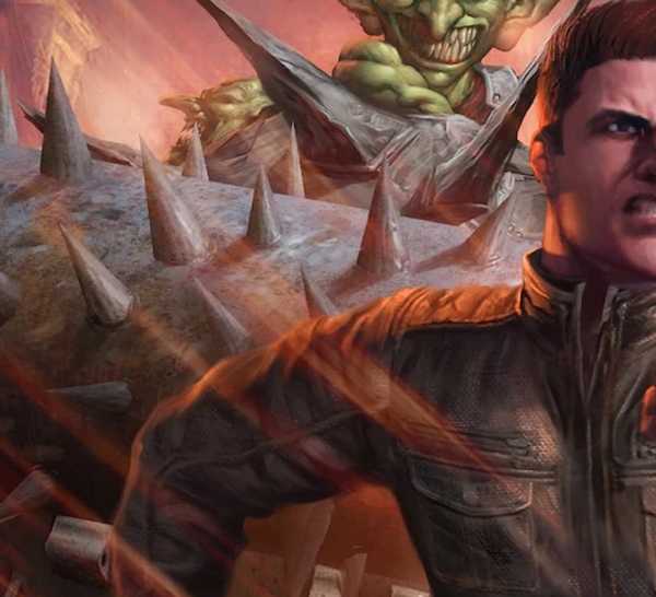 Carl escapes on the cover of Dungeon Crawler Carl