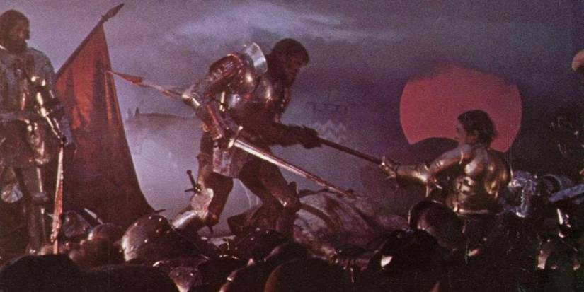 Knights fighting in Excalibur