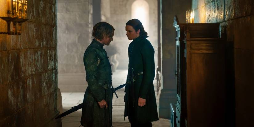 Freddie Fox and Benjamin Evan Ainsworth in House of the Dragon Season 3 Episode 6