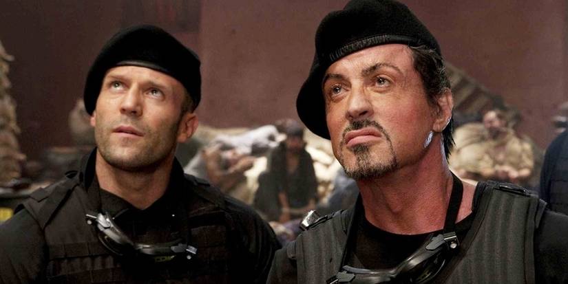 Jason Statham Sylvester Stallone The Expendables