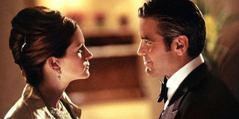 Julia Roberts and George Clooney in 'Ocean's Eleven'