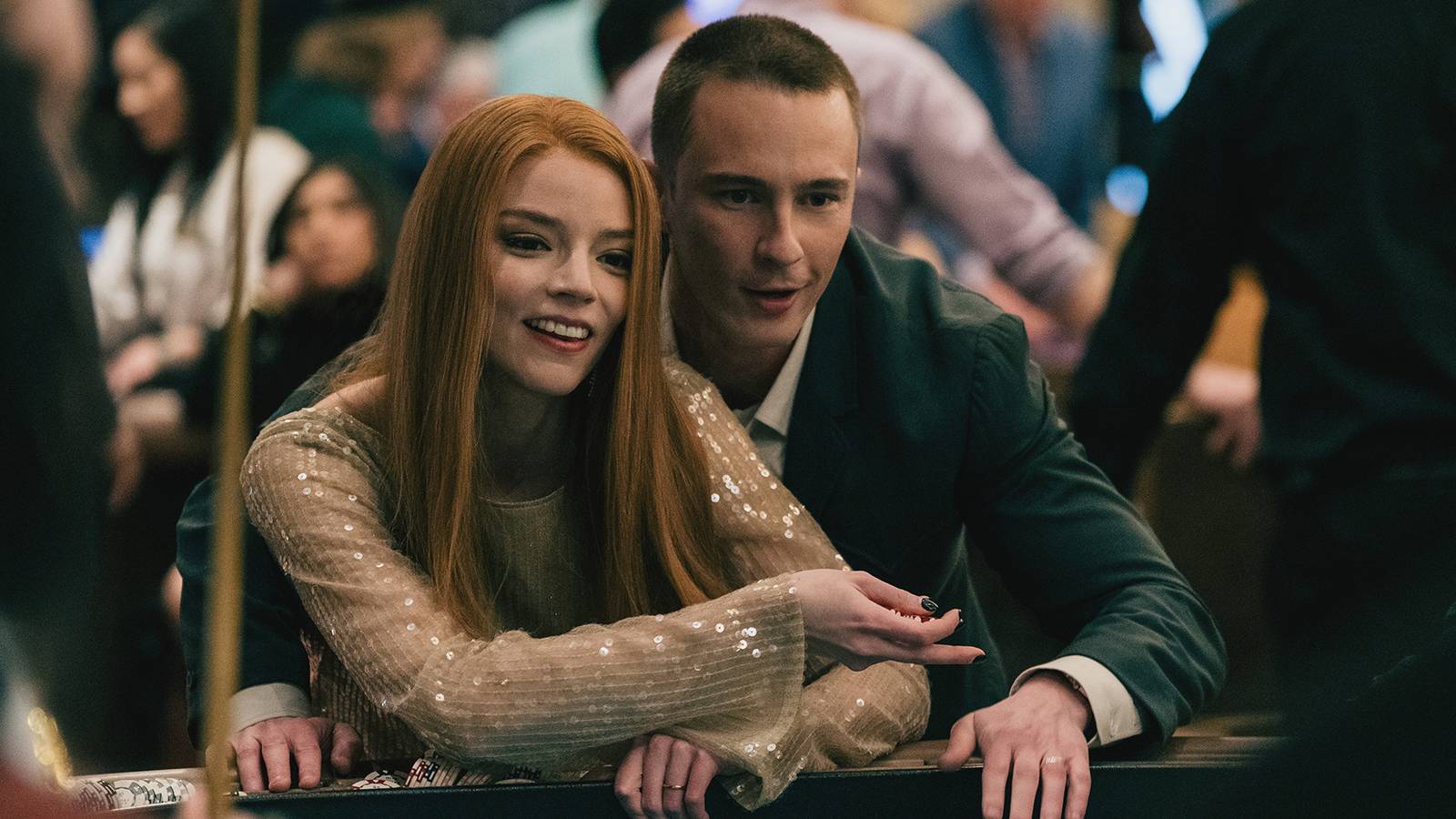 Anya Taylor-Joy and Drew Starkey in Lucky