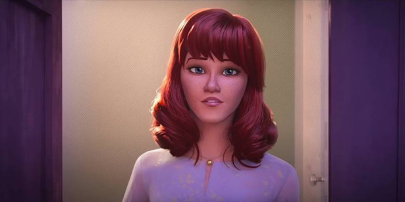 Mary Jane Watson voiced by Zoë Kravitz from Spider-Man Into the Spider-Verse