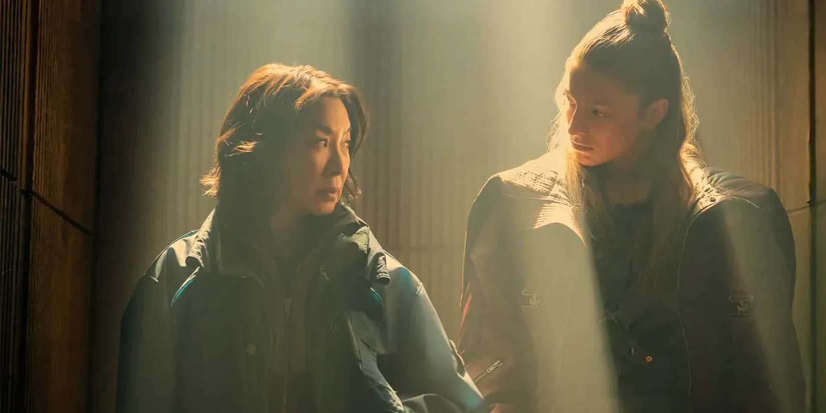 Michelle Yeoh and Hunter Schafer in 'Blade Runner 2099'