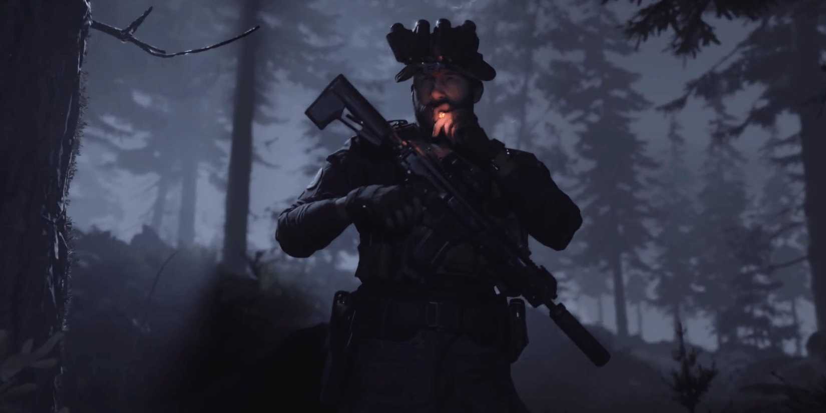 Captain Price smokes a cigar in 'Call of Duty: Modern Warfare' (2019)