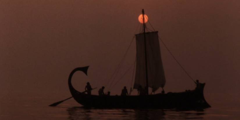 A ship at sea in Nostos: The Return (1989)