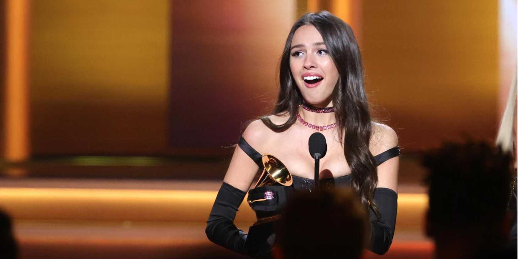 Olivia Rodrigo was nominated for the Big Four Grammys in 2022.