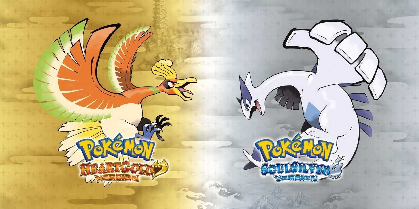 The covers for Pokémon HeartGold and SoulSilver